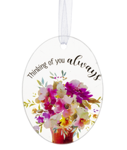 Glass Charm-Thinking of you always